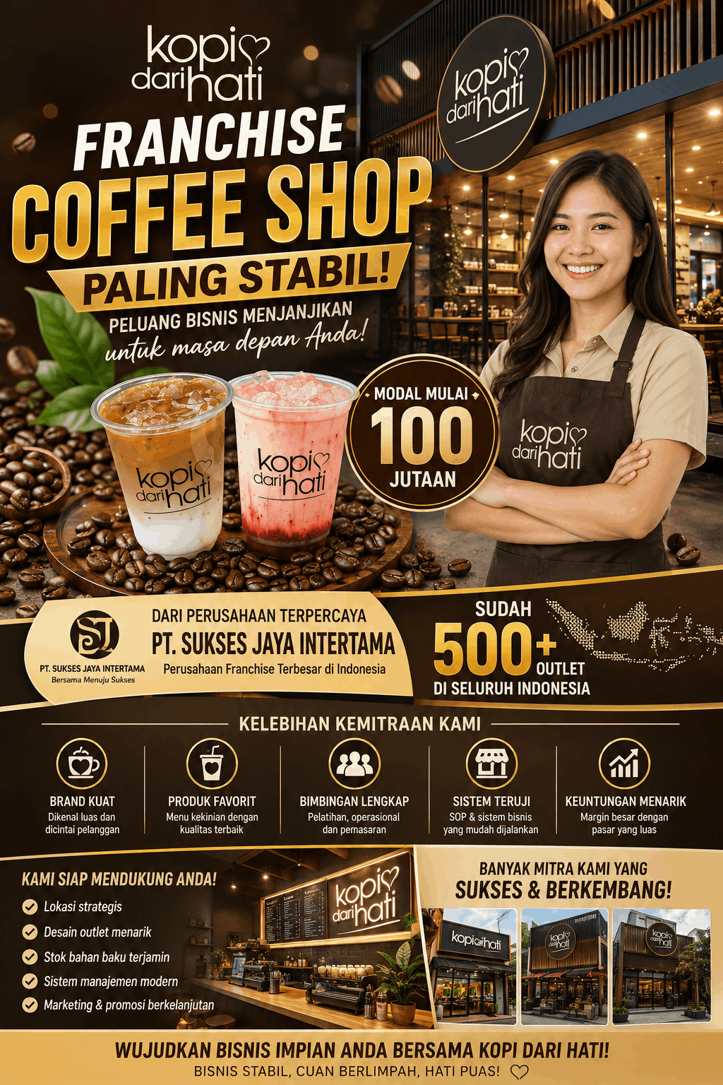 Franchise Kopi Dari Hati